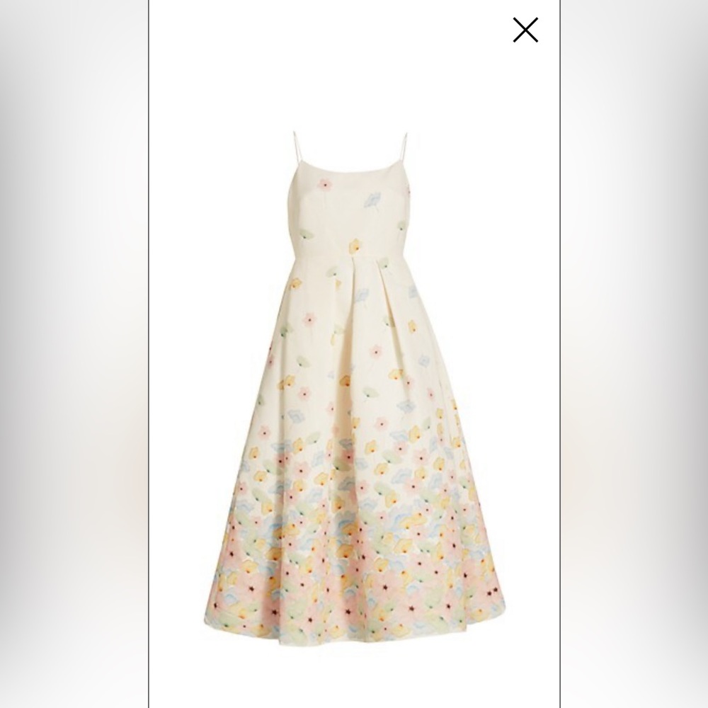 Brand new Sachin and Babi Audra Floral Watercolor Midi Dress
